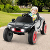 Licensed Audi Kids Ride On E-tron Racing Car in gray with remote control, headlights, and safety features for outdoor.