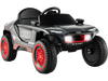 Licensed Audi Kids Ride On E-tron Racing Car in gray with remote control, headlights, and safety features for fun rides.