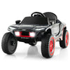 Licensed Audi Kids Ride On E-tron Racing Car in gray with remote control, headlights, and safety features for fun.