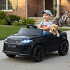 Licensed Land Rover Kids Ride on Car 12V Battery Powered Kids Electric Car-Black - Gallery View 1 of 11