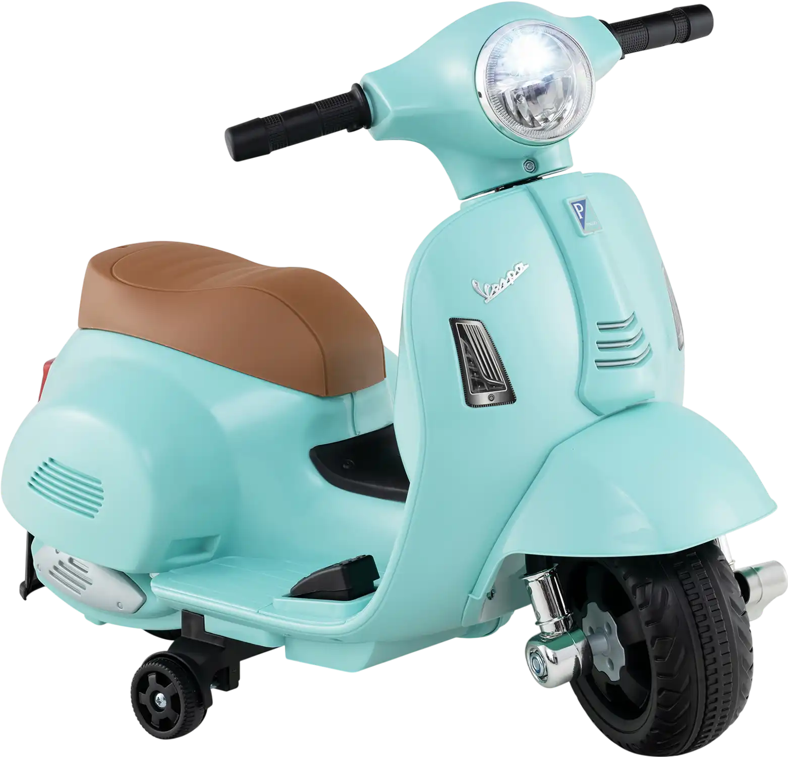 Costway Licensed Vespa Kids Ride-On Motorcycle LED Headlight Horn 38159762 New