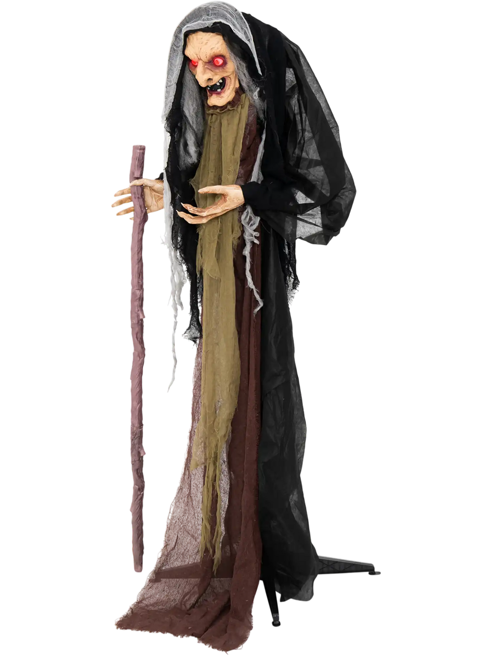 Life Size Animatronic Witch with Pre-Recorded Phrases