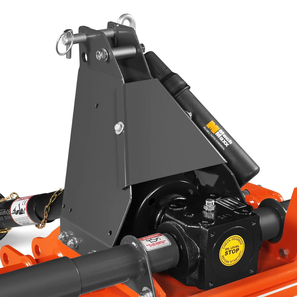 48 in Rotary Tiller,  3 Point Hitch Cat.1,  Chain Drive,  PTO Shaft Included with Shear Bolt,  18-35 HP,  LRT48