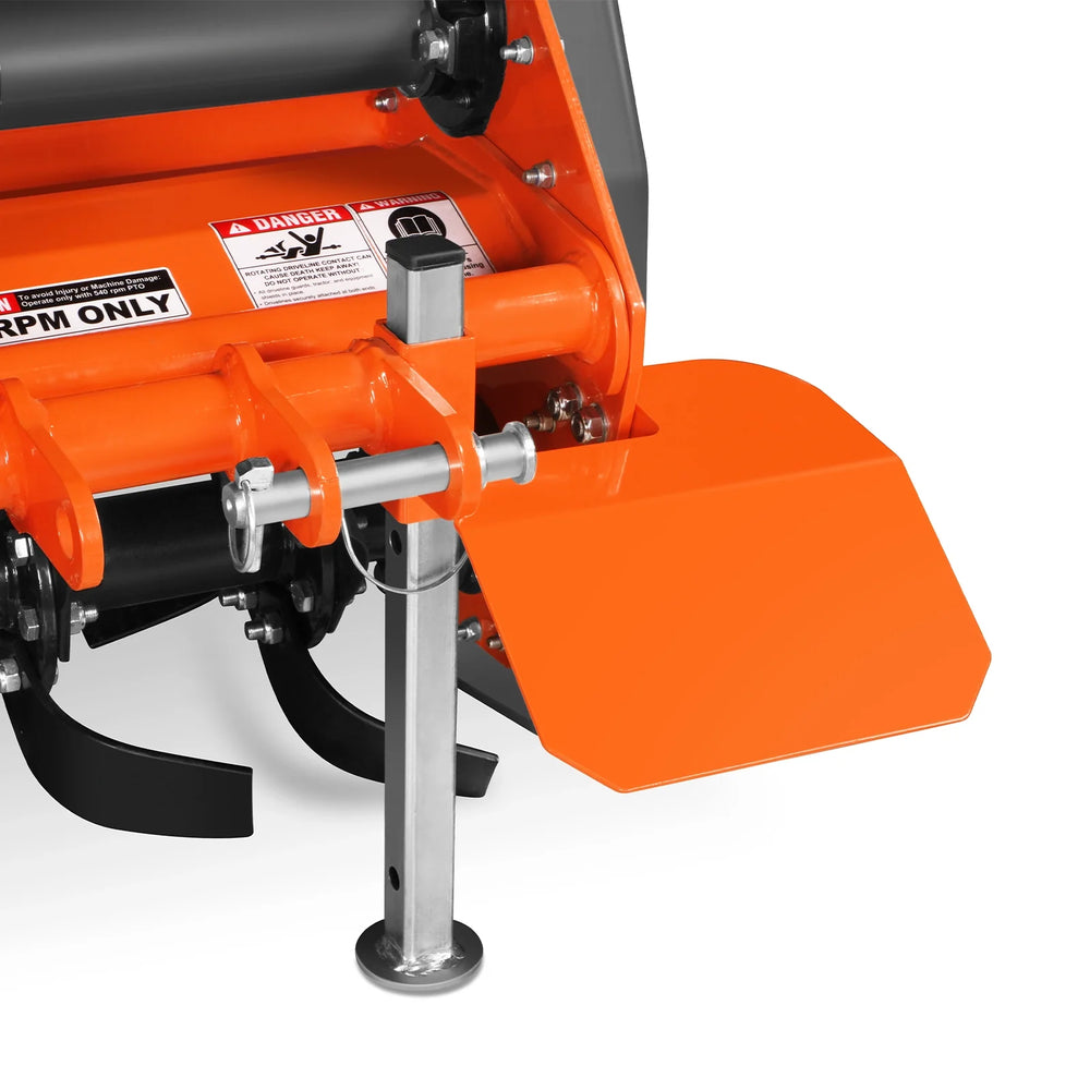 45 in Rotary Tiller,  3 Point Hitch Cat.1,  Chain Drive,  PTO Shaft Included with Shear Bolt,  15-35 HP,  LRT45