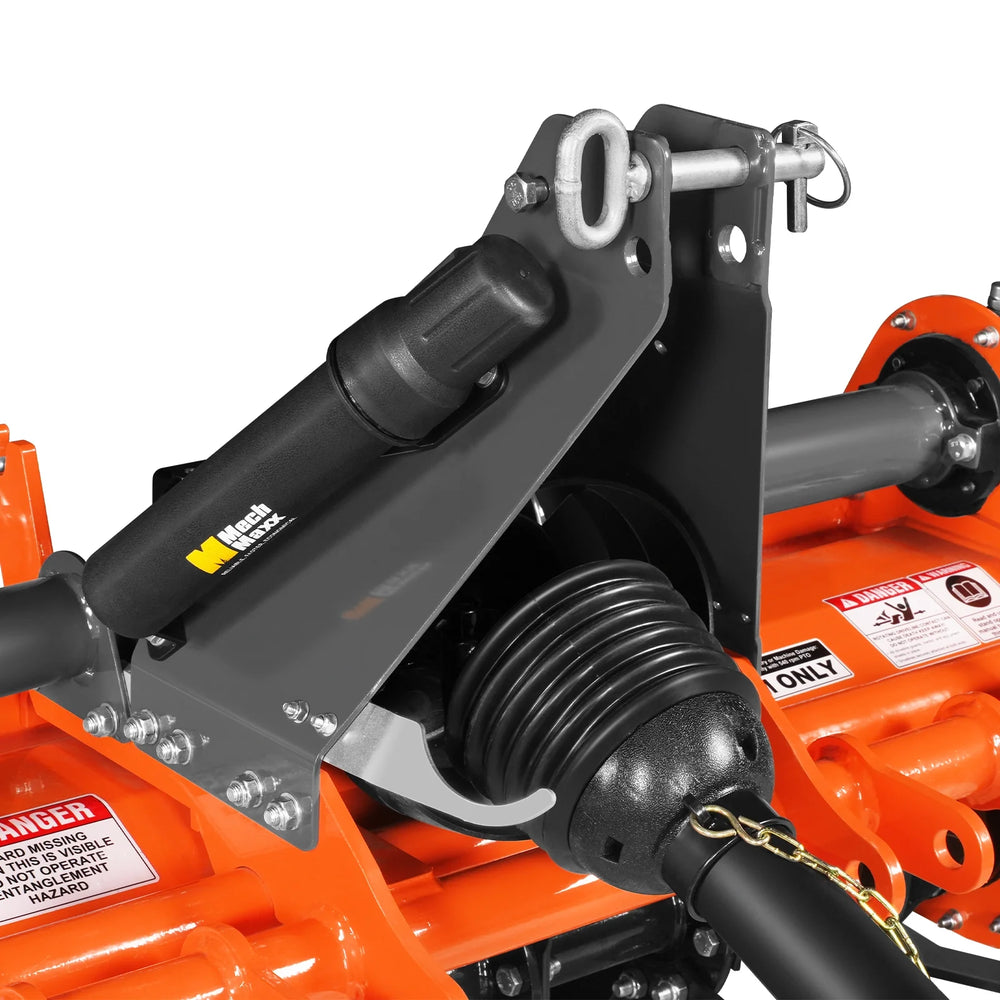 53 in Rotary Tiller,  3 Point Hitch Cat.1,  Chain Drive,  PTO Shaft Included with Shear Bolt,  18-35 HP,  LRT53