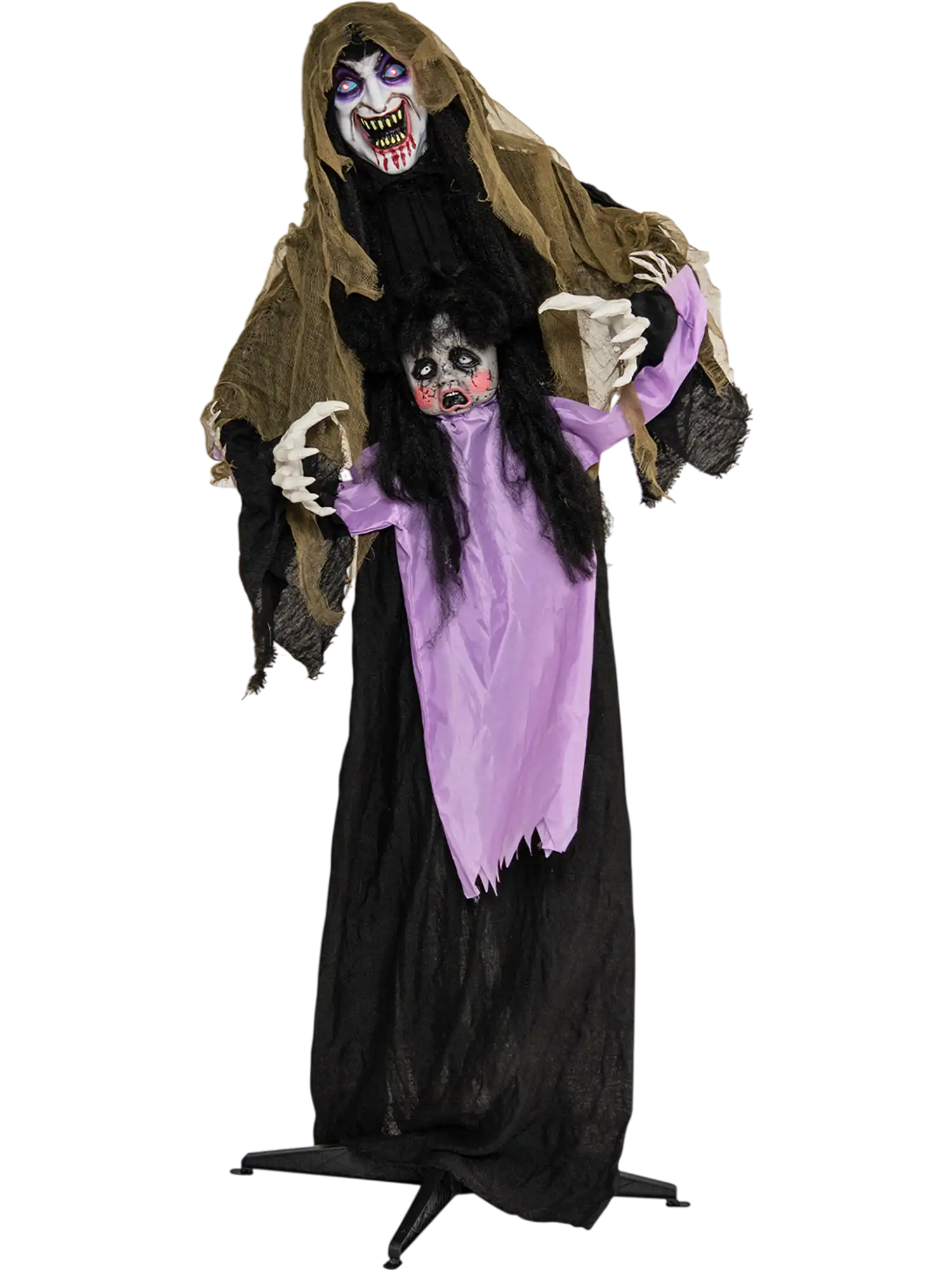 Costway Lighted Animated Outdoor Vampire Halloween Decoration LED Yard Lawn 86231954 New