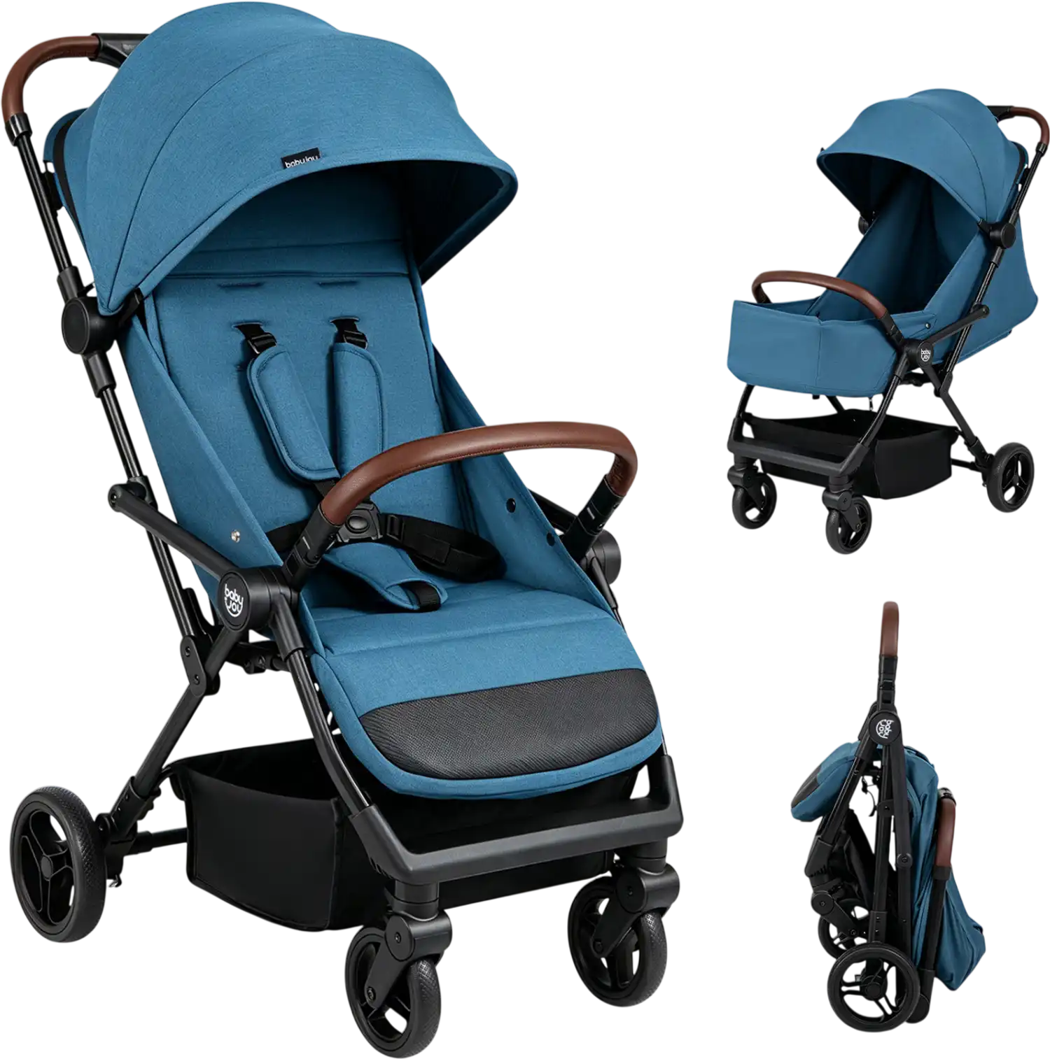 Costway Lightweight Baby Stroller One-Hand Fold Adjustable Canopy 39050811 New