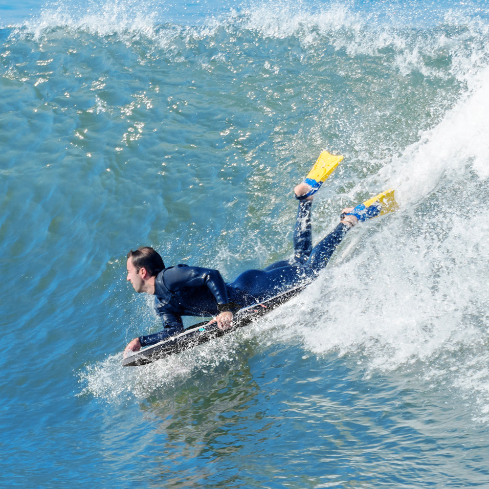33/37/41 Inches Lightweight Body Board Boogie Board with EPS Core XPE Deck HDPE Bottom Multicolor2-L - Gallery View 1 of 9
