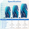 Lightweight body boards in 33", 37", and 41" sizes with EPS core, XPE deck, and HDPE bottom for beach fun.