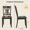 Side view of a gray linen fabric upholstered dining chair with rubber wood frame, featuring ergonomic backrest and.