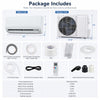 Lithzen 12000 BTU mini split air conditioner and heater with WiFi, featuring inverter technology for energy efficiency.