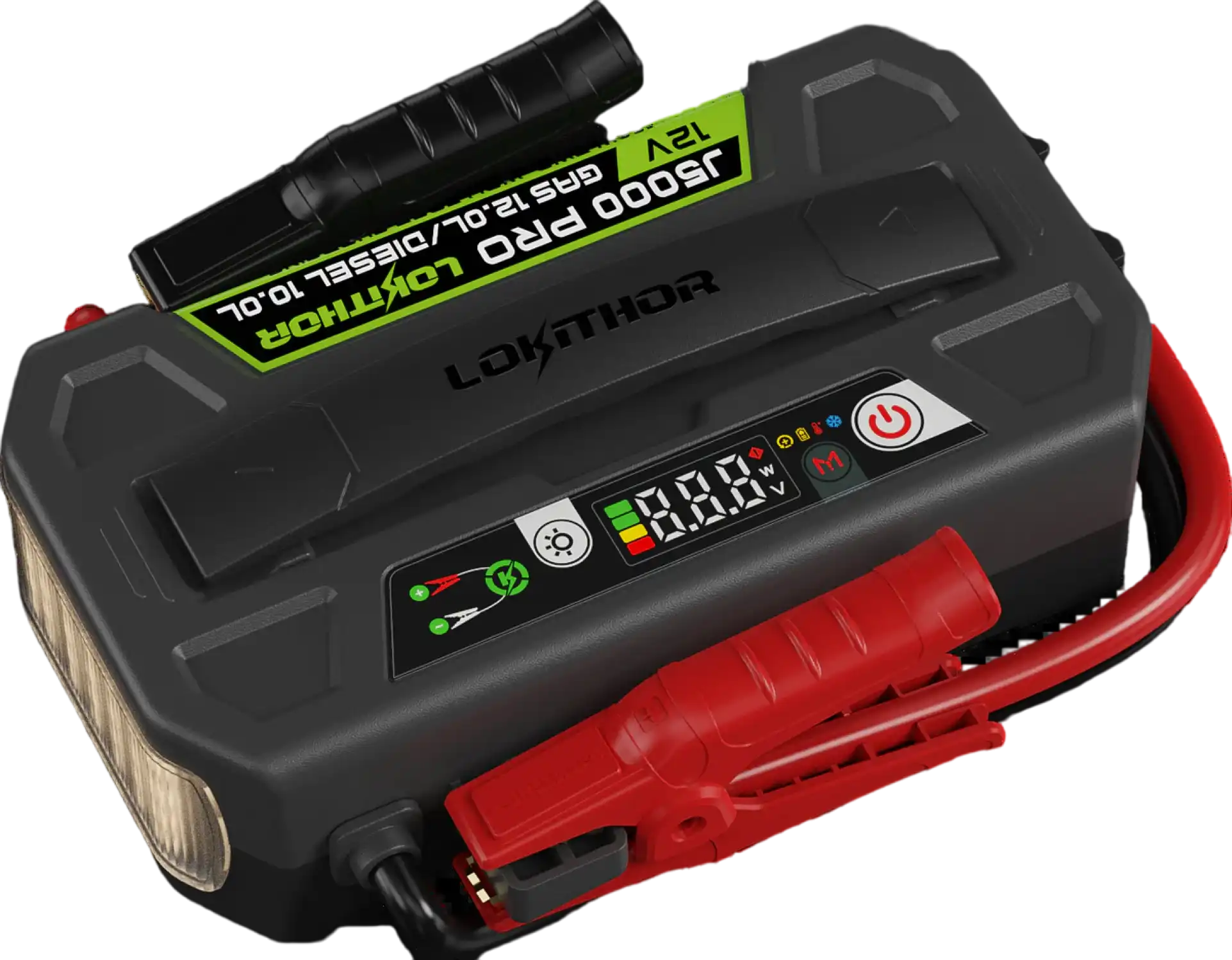 Lokithor J5000 PRO Jump Starter 100W 12V 5000A LiFePO4 with ConnectMax Technology New