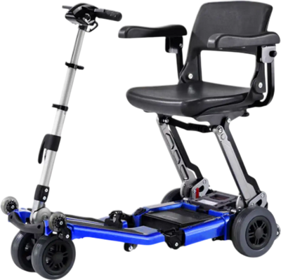 Freerider Luggie Elite Travel Scooter Foldable 4 MPH 15 Mile Range Lithium Battery New