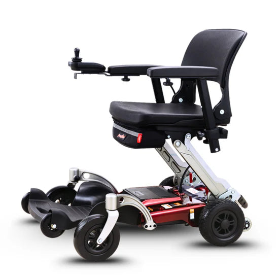 Freerider Luggie Travel Wheelchair Electric Foldable 17" Wide Seat 4 MPH Lithium Battery New
