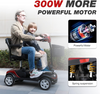 Metro Mobility M1 Mobility Scooter 4 Wheel Electric 24V 12Ah 300W 4.97 MPH 10 Mile Range New