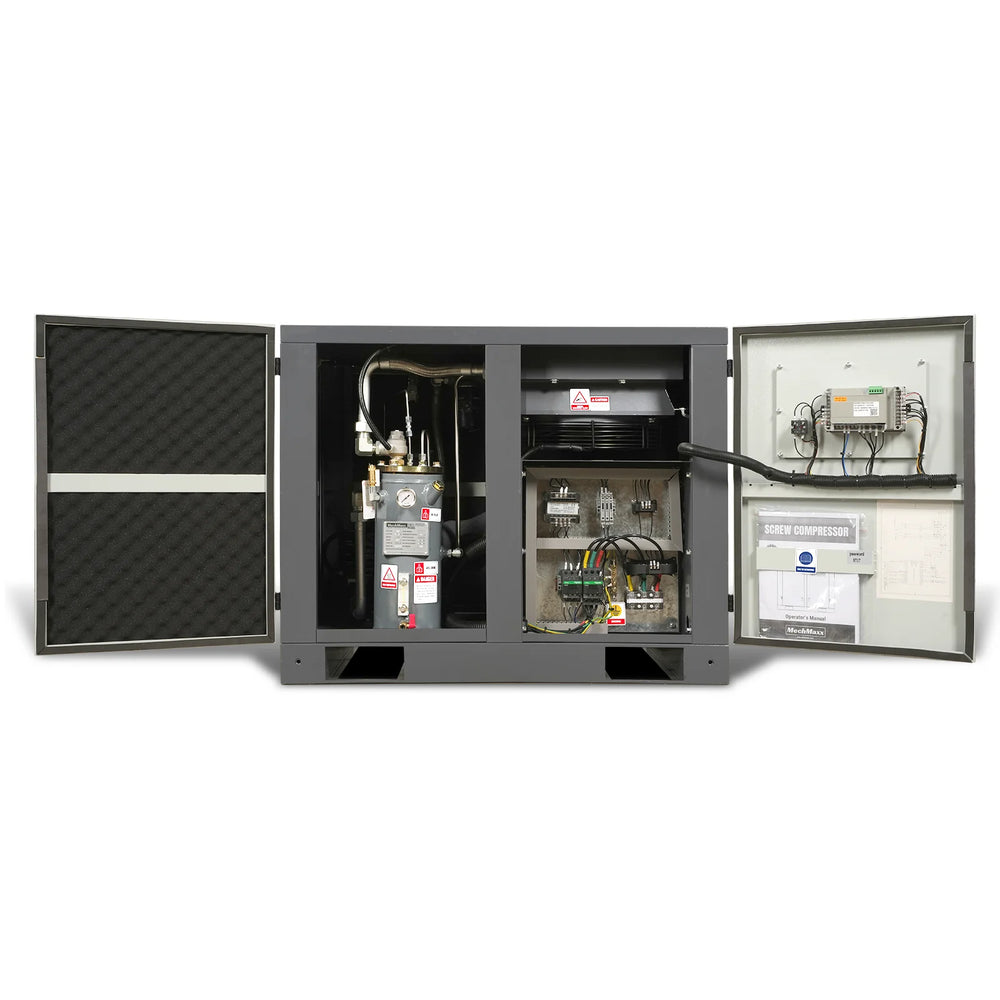 10HP Rotary Screw Air Compressor - 32 CFM,  116 PSI,  230V 3-Phase | Industrial-Grade