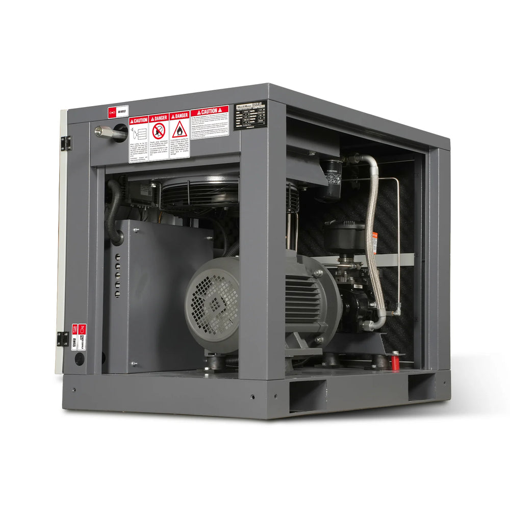 10HP Rotary Screw Air Compressor - 32 CFM,  116 PSI,  230V 3-Phase | Industrial-Grade