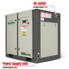 30HP Rotary Screw Air Compressor - 106 CFM,  116 PSI,  460V 3-Phase | Industrial-Grade