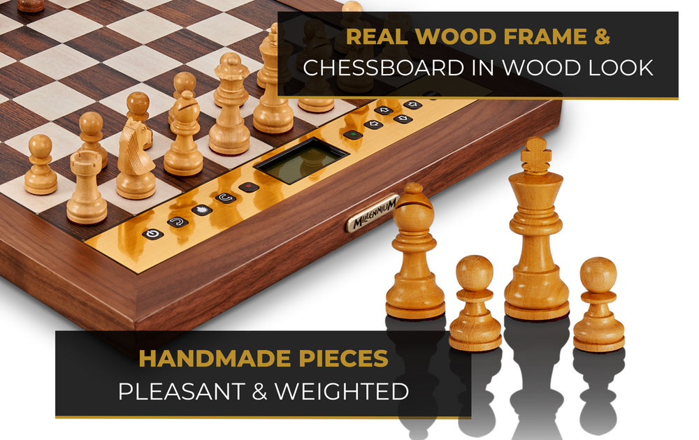 Millennium M830 King Performance Chess Computer with LED Board New