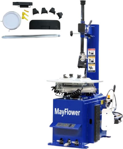Mayflower Tools Semi-Automatic Tire Changer 1.5 HP with Bead Blaster MAY-950-TIRE New