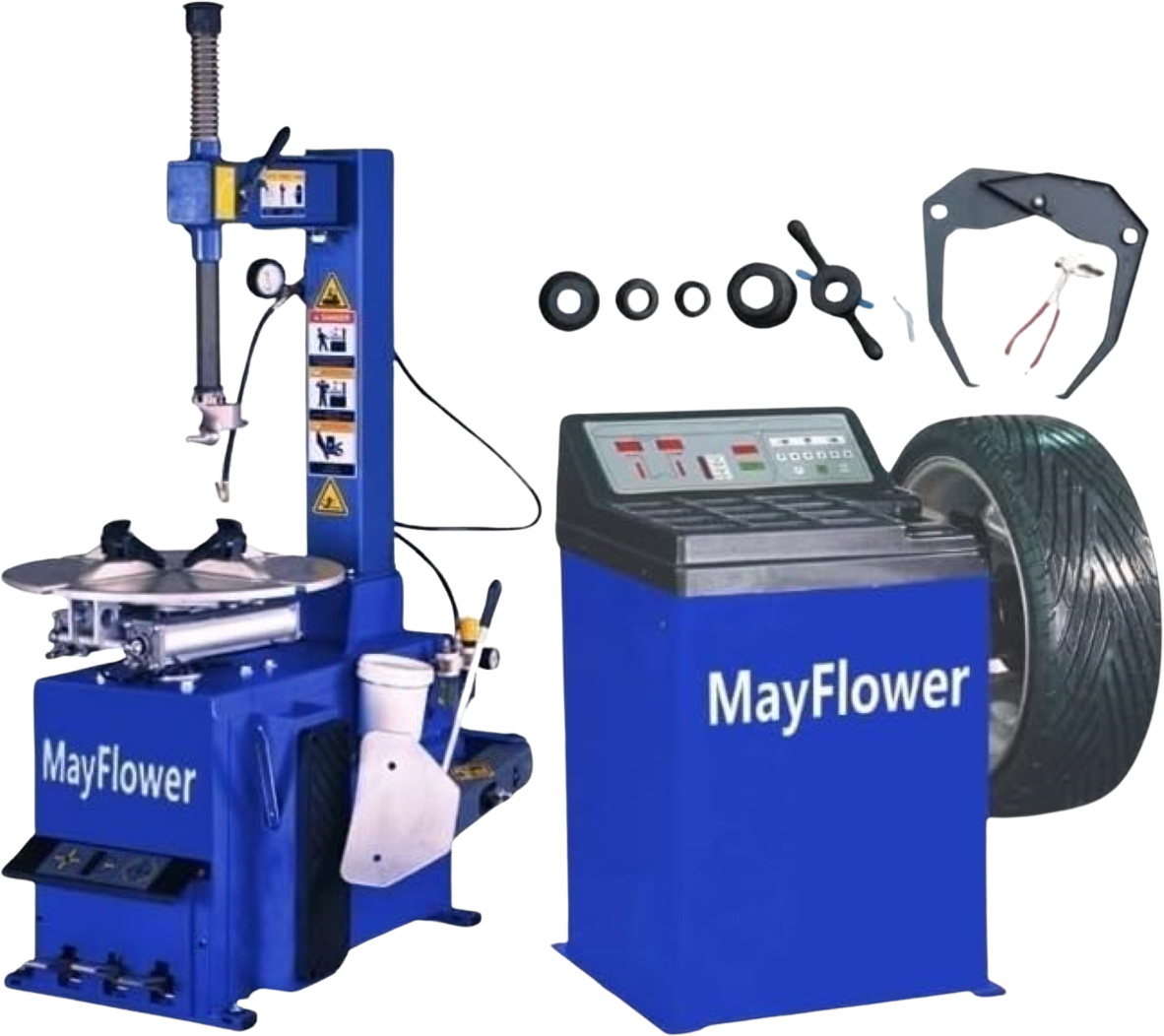 Mayflower Tools 560+680 Tire Changer 1.5 HP and Wheel Balancer Combo New