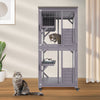 Vevor Cat House Outdoor 3-Tier Large Catio with 2 Platforms 1 Resting Box 29.9" x 34" x 64.1" New