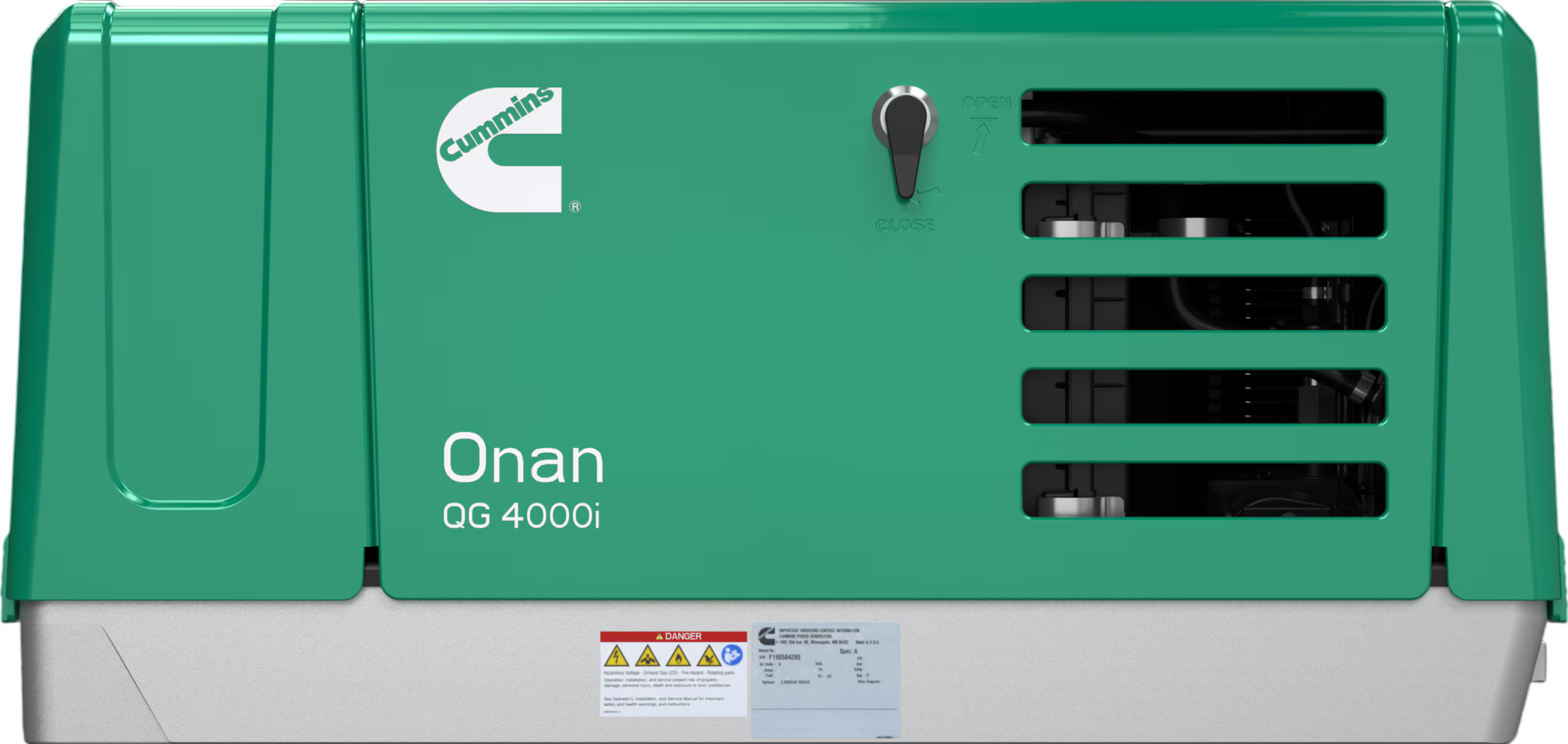 Cummins Onan QG 4000i RV Generator 4kW 4HGLBA-8306 EFI Gas Single Phase 120V Air Cooled EVAP New