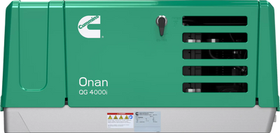 Cummins Onan QG 4000i RV Generator 4kW 4HGLBA-8306 EFI Gas Single Phase 120V Air Cooled EVAP New