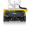 37"Mini Skid Steer Drum Forestry Brush Mulcher Attachment,  Hydraulic Flow Range 11 To 16 GPM, MCH37