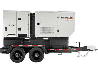 Generac Magnum Mobile Generator 175kVA 140kW Diesel John Deere Engine Towable MDG175DF4 New