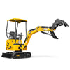 Mini Compact Excavator B&S VANGUARD 408cc 14hp Engine,  65.7" Max. Digging Depth, 1 Ton, 2370 LBS Operating Weight,  MEC10