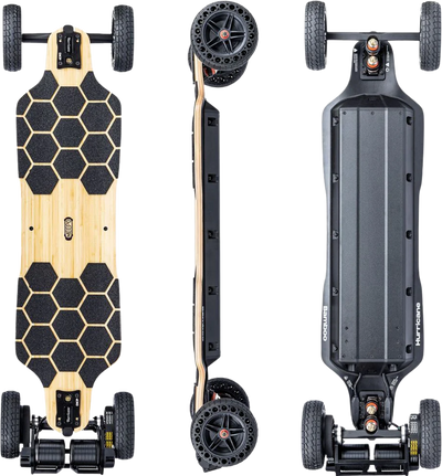Meepo Ninja Hurricane Bamboo Series Electric Skateboard Dual 3500W Motors 31 MPH 19 Miles 544Wh New
