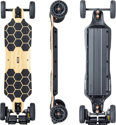 Meepo Ninja Hurricane Bamboo Series Electric Skateboard Dual 3500W Motors 31 MPH 19 Miles 544Wh New