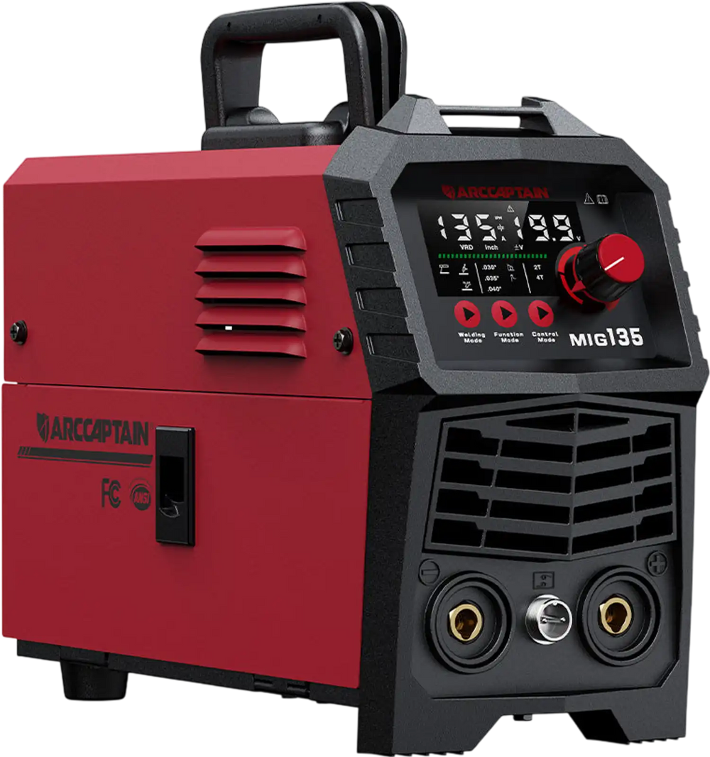 Arccaptain MIG135 Three in One 110V Gasless MIG Welder