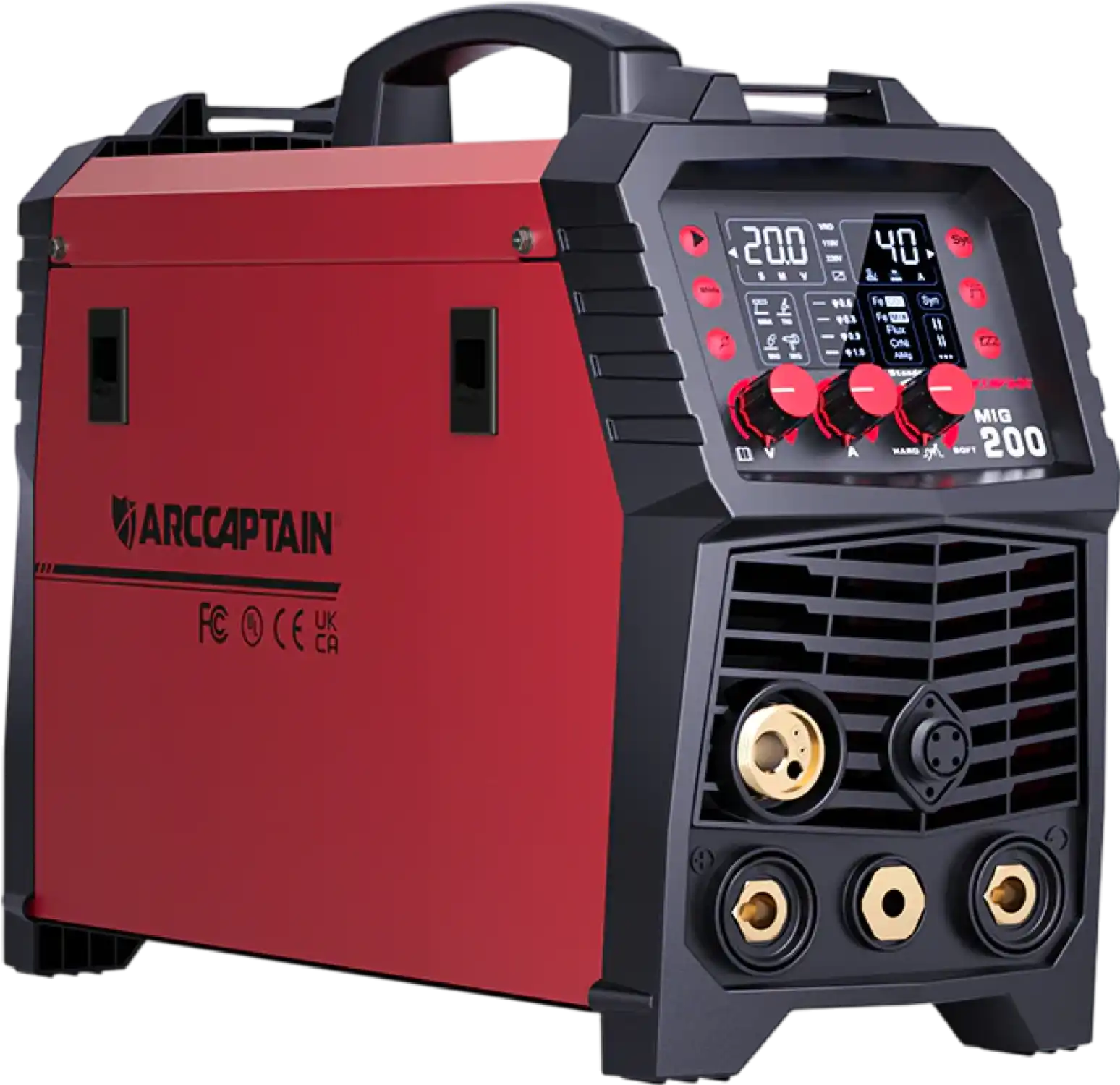 Arccaptain MIG200 MIG Welder 6-in-1 Multi Process Machine 110/220V New