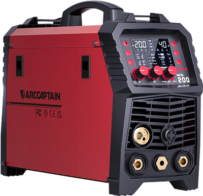 Arccaptain MIG200 MIG Welder 6-in-1 Multi Process Machine 110/220V New