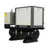 10HP Combined Rotary Screw Air Compressor with Dryer & 66-Gal ASME Tank | 32 CFM,  116 PSI,  460V 3-Phase - Industrial Grade