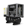 15HP Combined Rotary Screw Air Compressor with Dryer & 105-Gal ASME Tank | 45 CFM,  116 PSI,  460V 3-Phase - Industrial Grade