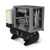 15HP Combined Rotary Screw Air Compressor with Dryer & 105-Gal ASME Tank | 45 CFM,  116 PSI,  460V 3-Phase - Industrial Grade