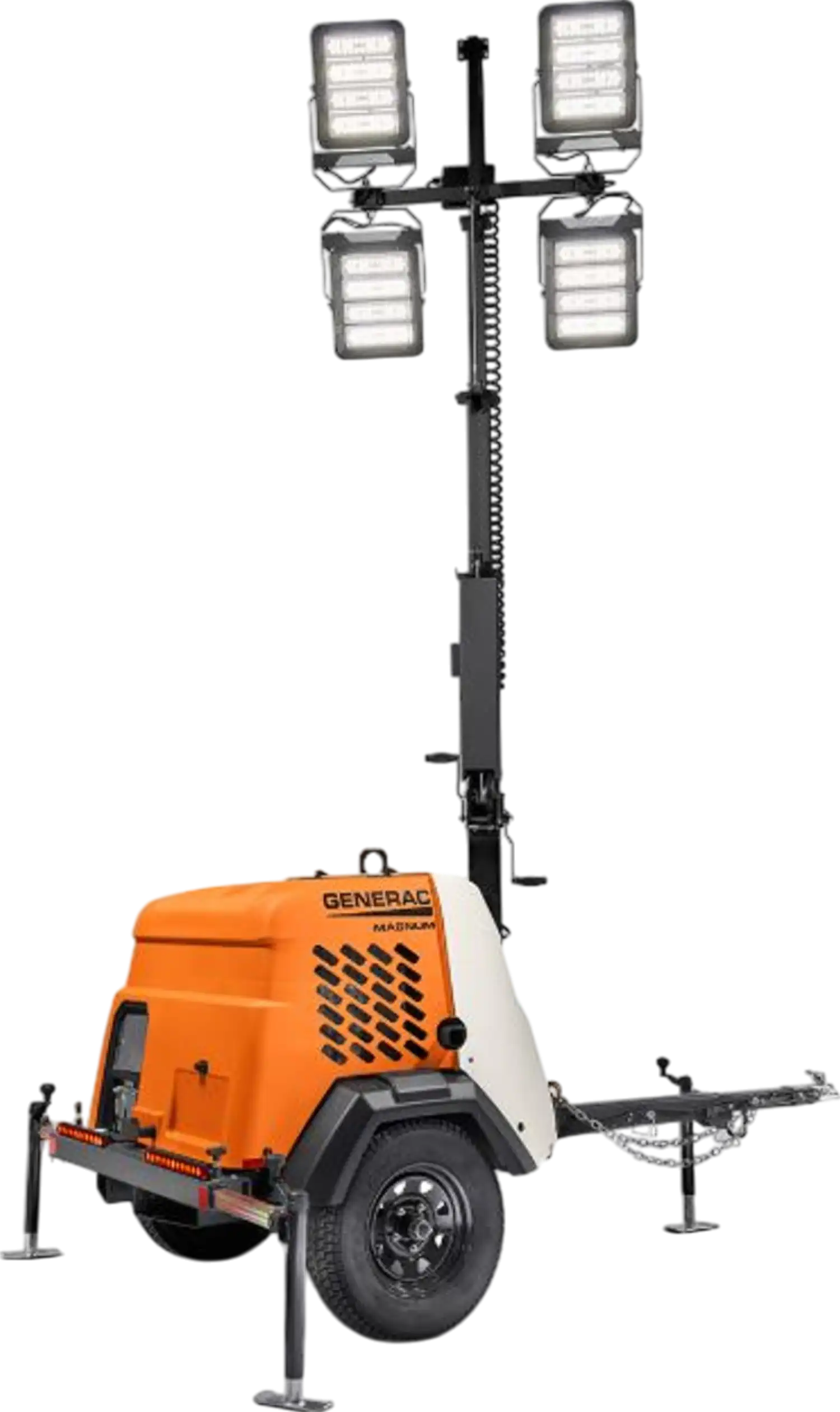 Generac MLT6SMDS-STD Mobile Light Tower 6kW Diesel Vertical Mast 390W LED New