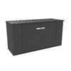 Absco Utility Bin Cover 7 x 3 Ft Metal Storage Shed Galvanized Steel New