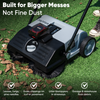 22" Battery Powered Artificial Grass & Hard Surface Sweeper