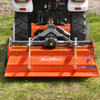 60 in Rotary Tiller,  3 Point Hitch Cat.1 & 2,  Gear Drive,  PTO Shaft Included with Slip Clutch,  30-60 HP,  MRT60