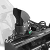 48'' Width, 20" Intake, Hydraulic Snow Blower for Mini Skid Steer, Remote Control Chute Rotation and Deflector, MSB48