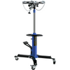 Vevor Transmission Floor Jack 1100 lbs Capacity Hydraulic Telescopic 2 Stage With Foot Pedal Blue New