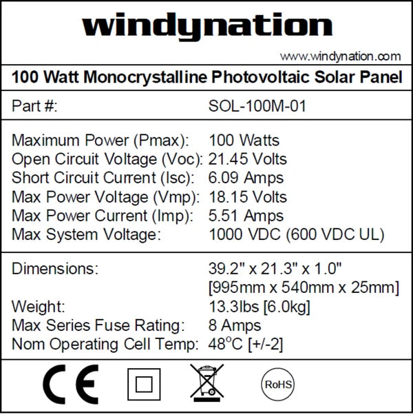 WindyNation MSPK-300W-15 Solar Panel Complete Kit P30L LCD Controller with  1500W VertaMax Power Inverter for 12 Volt Battery Systems New