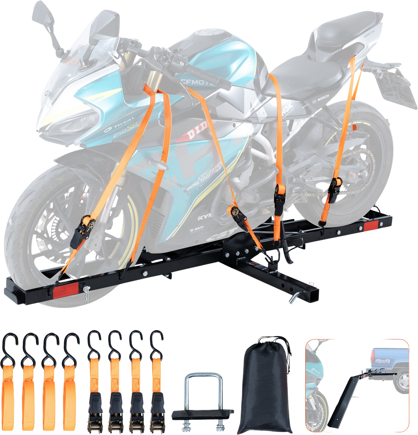 Ecotric motorcycle carrier sale