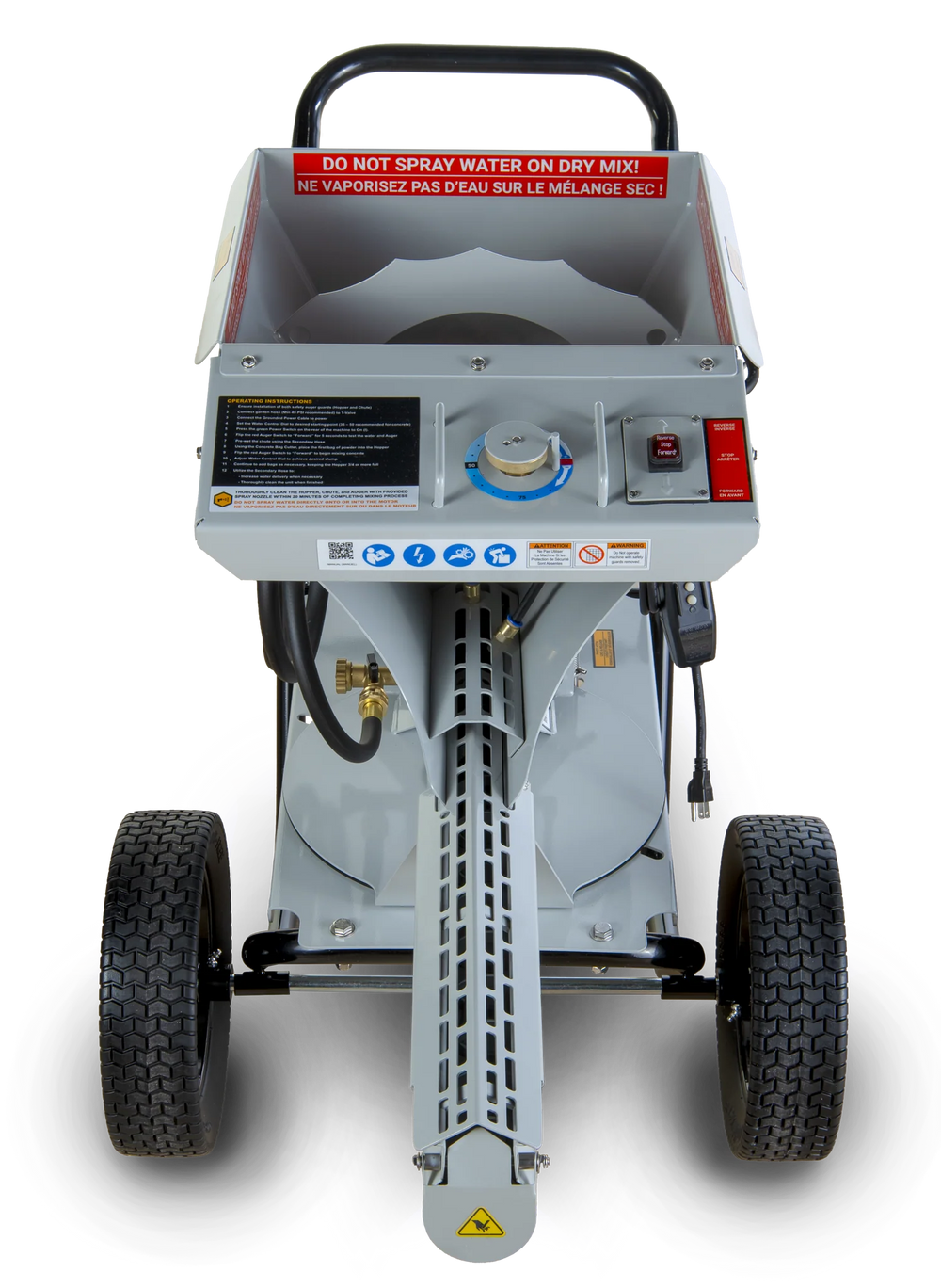 MudMixer Evolution Concrete Mixer 120 lbs Hopper Capacity Portable Electric MMXR-3225 New