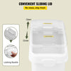 Vevor 27 Gal. Commercial Ingredient Storage Bin with Scoop and Sliding Lid 500 Cup New