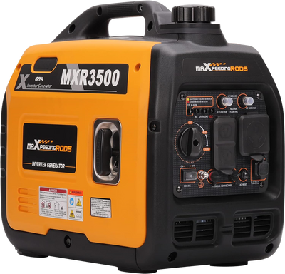 Maxpeedingrods MXR3500-CA Inverter Generator 3000W/3500W Low THD Parallel and RV Ready with CO Alert Gas New Canada Only